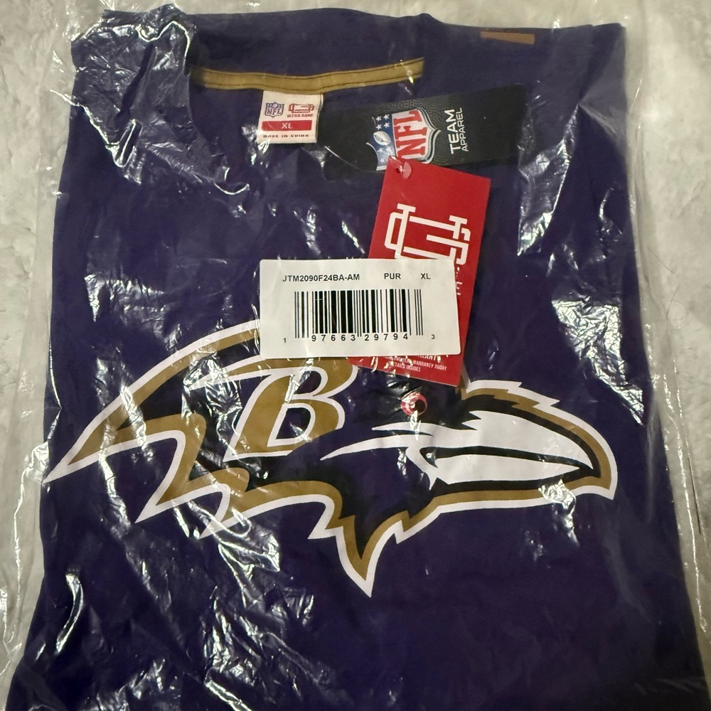 NFL Team Apparel Purple Short Sleeve Tee